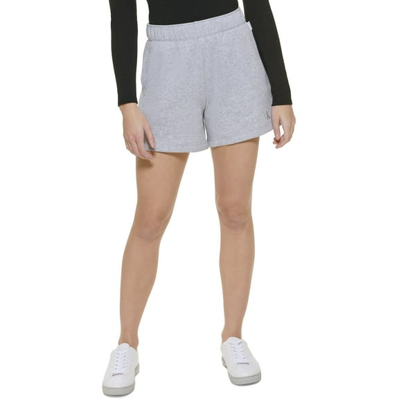 Calvin Klein Jeans High Waist Oversized Mid-Length Shorts Pearl Grey Heather S