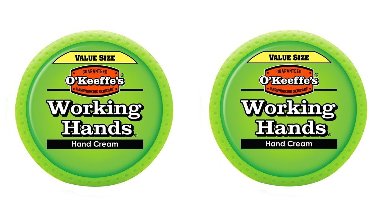 O'Keeffe's K06800012 Working Hands Hand Cream in Jar (2 Pack), 6.8 oz