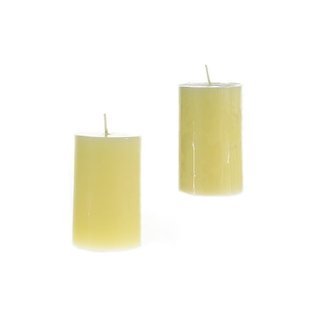 Mega Candles - Unscented 2 Inch x 3 Inch Round Hand Poured Pillar Candle -
