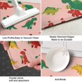 thumbnail image 3 of Pink Christmas Dinosaurs Pattern Kitchen Rug Mat,Kitchen Runner Rugs Non Skid Washable,Decorative Kitchen Floor Mats for Kitchen,Sink,Laundry,17"X47", 3 of 5