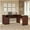 Red, variant on Bush Furniture Cabot 60" L Shaped Desk with Storage, Espresso Oak