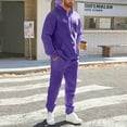 thumbnail image 5 of TrdSipl Mens Tracksuit 2 Pieces Hoodies with Sweatpants Sets Workout Jogging Sweatsuit Sets for Men Loose Cozy Sport Suit Sets, 5 of 8