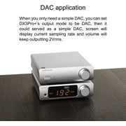 TOPPING DX3 Pro+ Headphone amplifier 3.5mm,Desktop usb dac,Bluetooth 5.1,Pre Amplifier with Remote Control,Black