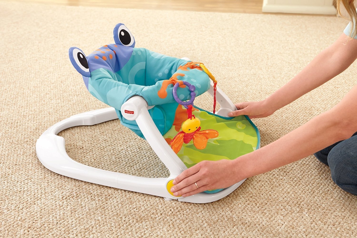 Fisher Price Sit-Me-Up Seat Frog One Size - image 3 of 9