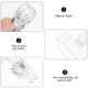 thumbnail image 3 of IDEANATEGRATE 10Ud Clips Transparentes Para Carteles Y Etiquetas En Mostradores Y Estantes Comerciales, 3 of 7