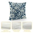 thumbnail image 4 of JRXY Chinoiserie Pillow Covers Blue and White Outdoor Pillows Blue Birds Flowers Throw Pillow Covers Square Cushion Cover Decor for Bedroom Couch Bed Living Room Sofa Chair 12x12in, 4 of 5