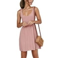 thumbnail image 4 of Sherrylily Women Summer Shoulder Tie Strap Babydoll Dress A-Line Skater Swing Mini Sundress, 4 of 6
