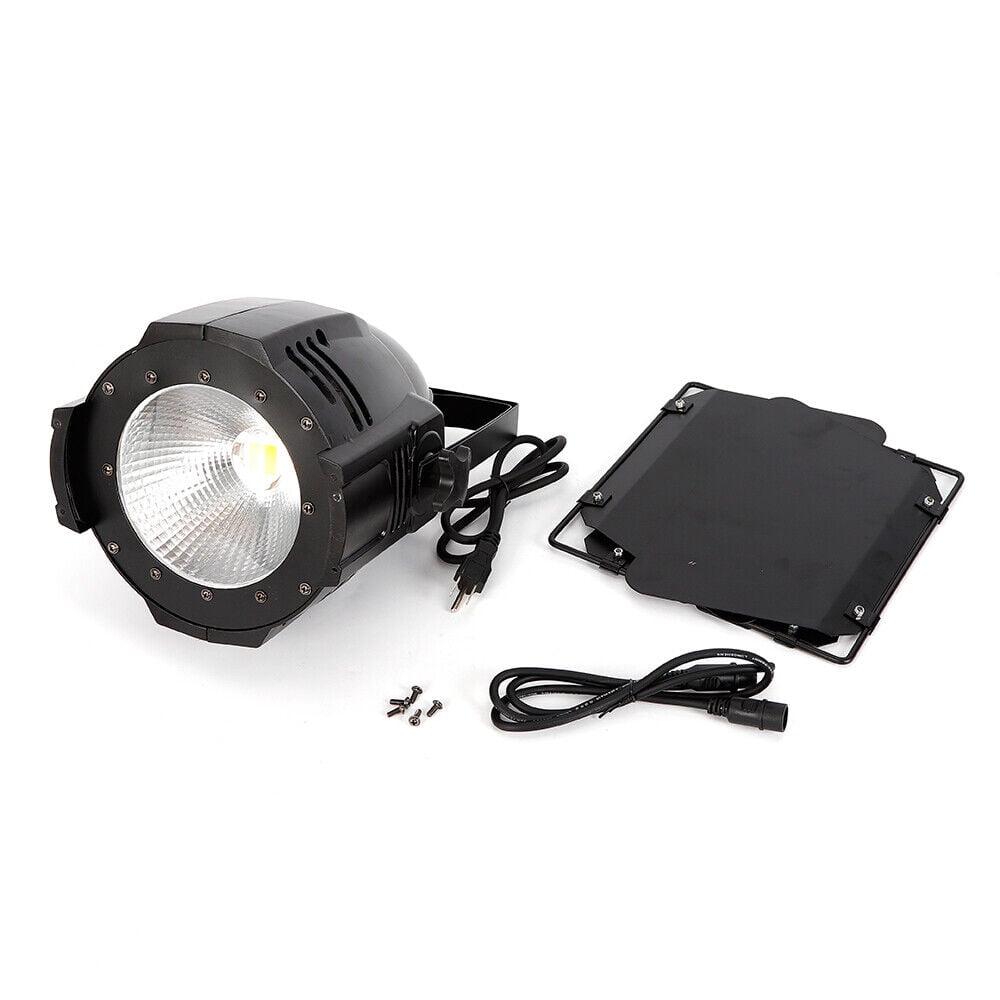 COB LED Spotlights Warm & Cold White Par Light Stage Light 200W with Barn Doors