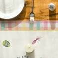 thumbnail image 6 of Sm:)e Buffalo Plaid Bunny Happy Easter Table Runner 13x72 Inch, 6 of 6