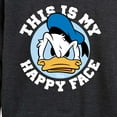 thumbnail image 3 of Mickey & Friends - This Is My Happy Face - Women's Lightweight French Terry Long Sleeve Shirt, 3 of 5