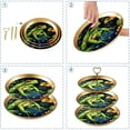 thumbnail image 4 of Frog Decorative Plastic Discs Jewelry Tray with Iron Pillars | 32cm/12.5in Height | Dessert Table Display Stand, 4 of 6