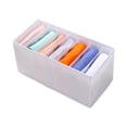 thumbnail image 1 of Awdenio Jeans Clothing Separation Basket Dormitory Wardrobe Drawer Transparent Storage Household Fabric Storage, 1 of 2