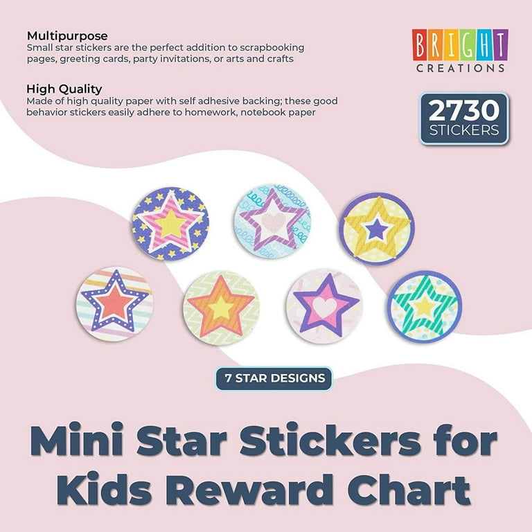 Ciieeo 10 Sheets Star Stickers Sticker for Rewarding Gold Stars Stickers  Teacher Stickers for Students Award Stickers for Kids Small Kid Stickers
