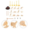 thumbnail image 4 of MasteelfCA 24Pcs Dinosaurs Skeletons Models Children's Archaeological Toys Teaching Models, 4 of 7