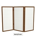 thumbnail image 7 of Red Lantern 3 ft. Short Window Pane Shoji Screen - Walnut - 3 Panels, 7 of 7
