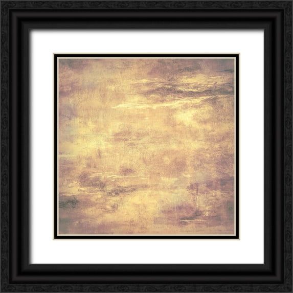 Alpenglow Workshop 15x15 Black Ornate Wood Framed with Double Matting Museum Art Print Titled - Golden Day Dawning