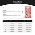 thumbnail image 4 of Uemuo Cute Strawberry Pattern Workout Tank Tops for Women Breathable Moisture-wicking tank top Sleeveless Running Loose Fit Yoga Tops Active Shirts Sports Gym Exercise, 4 of 9