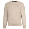 thumbnail image 1 of U.S. POLO ASSN. Chandail pour Homme - Molleton Diagonal Fini Carbone, Col Rond, Coton Beige m (Moyen), 1 of 3