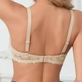 thumbnail image 4 of SwiftWear Women's Underwire Bra Lace Trim Push Up T-Shirt Bra for Everyday Lift, Comfort & Support, 4 of 7