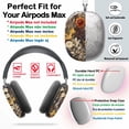 thumbnail image 2 of Protective Cover for AirPods Max 3d Boho Wildflowers=4 Headphones Aesthetic Print Snap On Cases, 2 of 5