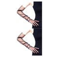 thumbnail image 2 of Jumpingount Guantes largos para mujer, elegantes, elegantes, para fiesta de noche, banquete, señoras, guantes con dedos Type3 NO3, 2 of 6
