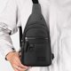 thumbnail image 1 of Xihbxyly Bolsa de Pecho de Negocios, Diseño Antirrobo E Impermeable, Puerto de Carga Usb, Correa de Hombro Transpirable, Práctica para Viajes Al Aire Libre, Bandolera de Ciclismo para Hombre, Verde/A, 1 of 7