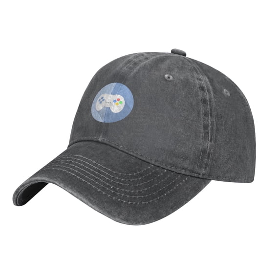 ZICANCN Game Player Adjustable Baseball Cap Women , Hats for Men Adult Washed Cotton Denim Baseball Caps Fashion