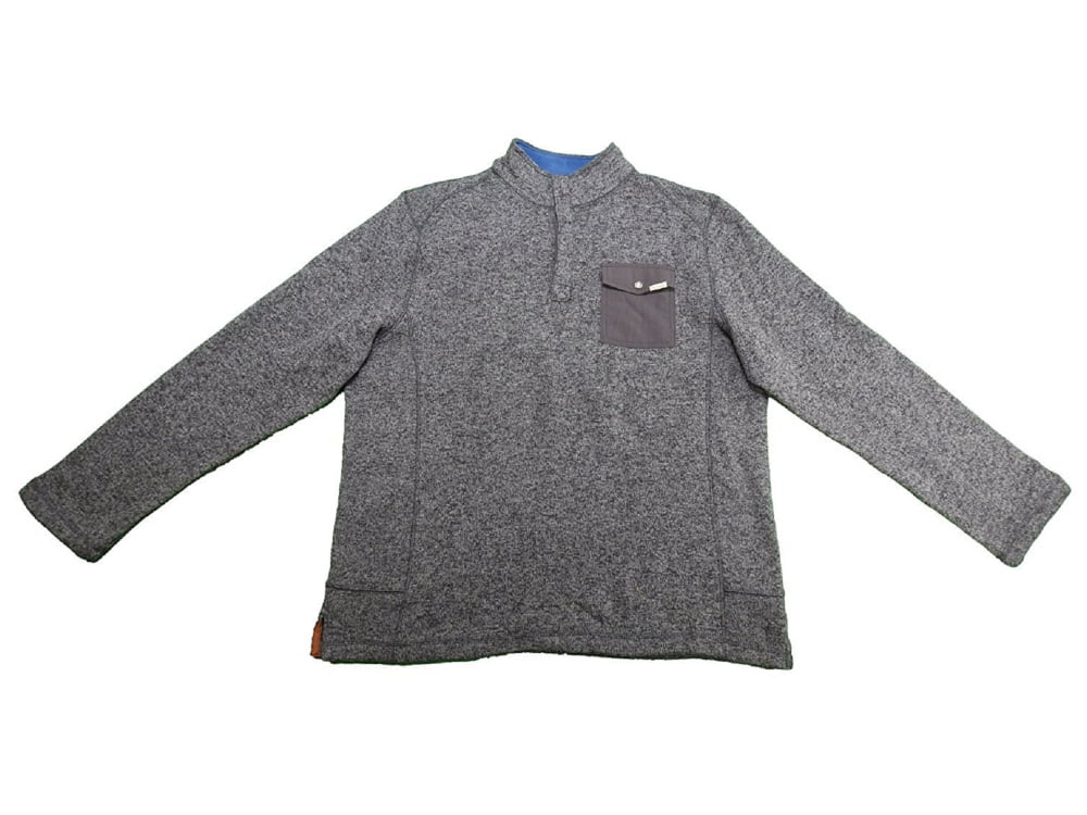 Rock Fit LLC Woolrich Mens XX-Large L/S Pullover Drifter Sweater w/Front  Pocket, Granite w/ Midnight Contrast - Walmart.com