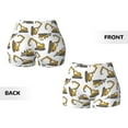 thumbnail image 5 of Kdxio Funny Excavator Print Workout Shorts for Women Seamless Soft Smooth Gym Yoga Scrunch Active Shorts, 5 of 9