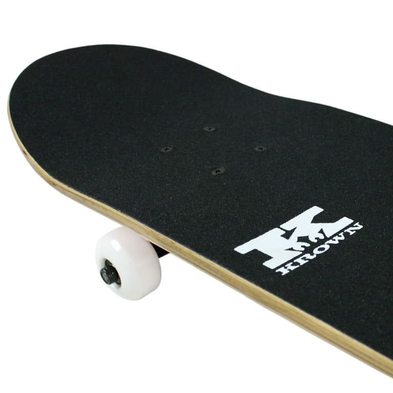 DIMEブラウン希少/茶色シルエット◎Skateboard dime早い者勝ち Crowne Rookie Checker Complete Skateboard, Black/Pink, 7-Ply