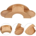 thumbnail image 2 of Shisuyan Creative Arch Bridge-shaped Succulent Potted Shelf Wooden Flower Pot Stand, 2 of 9