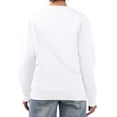thumbnail image 2 of Women's G-III 4Her by Carl Banks White Washington Nationals Heart Logo Fleece Pullover Sweatshirt, 2 of 3