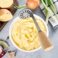 thumbnail image 6 of Easter Decorations Kokovifyves Clearance Sales Mashed Potato Mashed Potato Stainless Steel Mashed Potato Suitable for Potatoes, Sweet Potatoes, Yams, Bananas, Pumpkins, Etc., 6 of 7