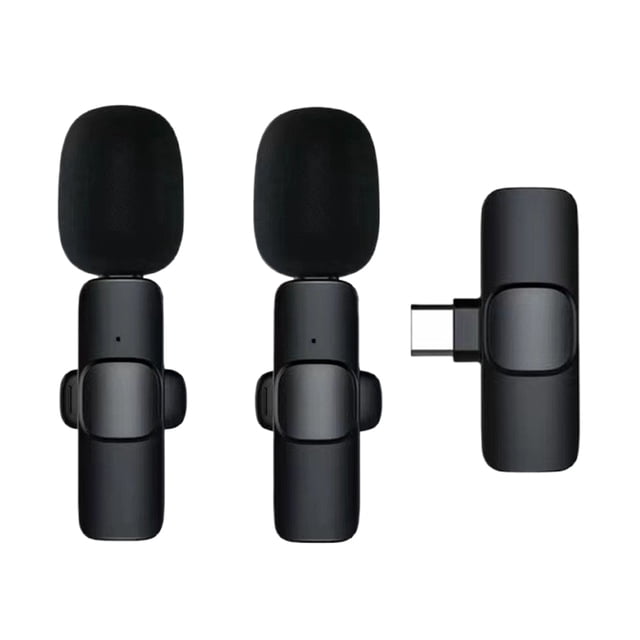 Gaming Phone Mic 2.4GHz Lavalier Radio Micrófono Dura hasta 6H para ventas en vivo