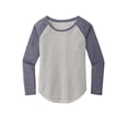 thumbnail image 2 of Sport-Tek Ladies PosiCharge Long Sleeve Tri-Blend Wicking Scoop Neck Raglan Tee LST400LS, 2 of 3