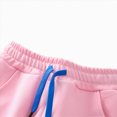 thumbnail image 6 of Child Boys Baggy Sweatpants Athletic Pants 3-12 Years Kids Elastic Waist Straight Leg Jogger Pants with Drawting Fall Winter Kids White Sweatpants Size 4-5 Years, 6 of 9