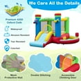 thumbnail image 5 of Costway Inflatable Bounce House Kids Music-Themed Castle with Jumping Area without Blower, 5 of 10