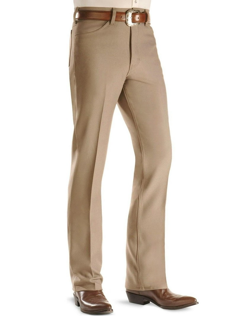 WRANGLER WRANCHER DRESS POLYESTER KHAKI - MENS JEANS - 82KH