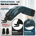 thumbnail image 3 of Cutter 4.2V Electric Cloth Cutter High Speed Motor Portable Fabric Cutting Machine Handheld Paperboard Sponge Leather Rugs Carpet Trimmer, 3 of 7