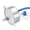 thumbnail image 3 of Motor Síncrono de Engranaje Metálico Uxcell AC 100-127V 45-54RPM 50-60Hz CCW/CW 4W para Horno de Microondas, 3 of 5