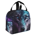 thumbnail image 2 of Sikiie Purple Sky Wolf Lunch Bag for Women & Men Adult Insulated Lunch Box, Food Lunch Containers Lunch Tote Bags for Work, Travel, Outdoor, 2 of 8