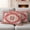 Red Orange Khaki, variant on Orange Red Boho Outdoor Waterproof Pillow Covers, Vintage Flower Tribal Distressed Printed Decorative Rectangle Throw Pillowcase Sofa Cushion Sham for Patio/Couch/Chair, 20"x12" 2 Pack