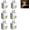 6pcs A, variant on LED Wall Socket Night Light with Dusk to Dawn Sensor, 360° Adjustable Plug-in Outlet Light for Bedroom Bathroom Hallway