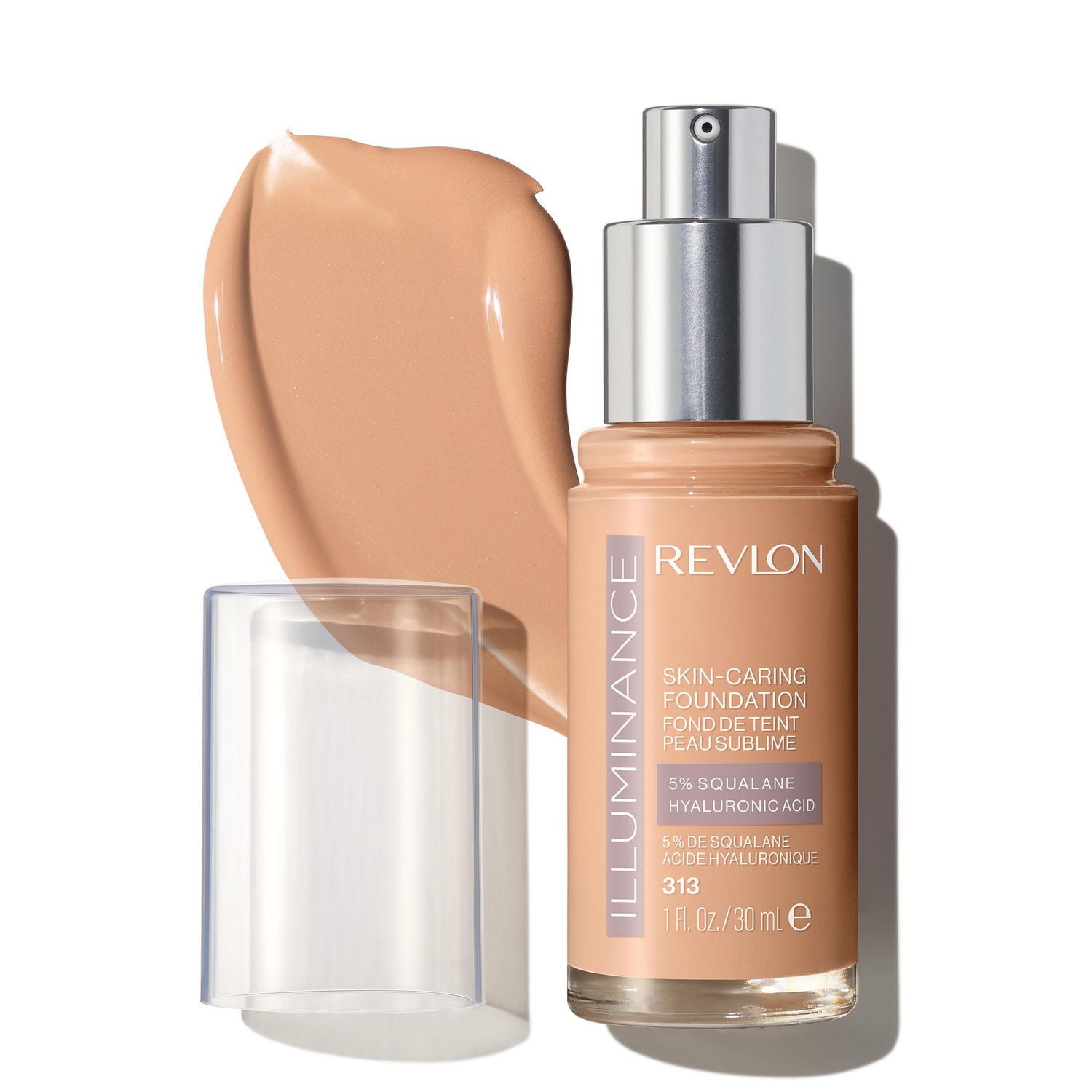 Revlon Illuminance Skin-Caring Liquid Foundation Makeup, Medium Coverage, 30mL, Illuminate your skin’s radiance.