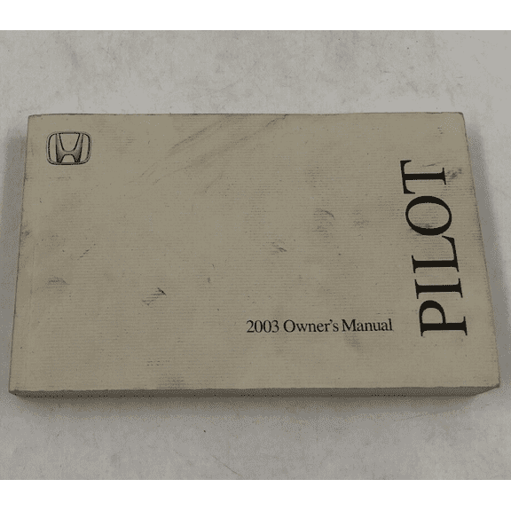2003 Honda Pilot Owners Manual Handbook OEM H02B10005