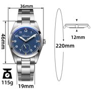 ADDIESDIVE Mens Diver Watch 100M Waterproof Quartz Watch - Japanese VH60 Smooth-Sweep Movement, 316L Stainless Steel, Luminous Dial