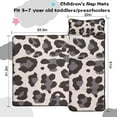 thumbnail image 5 of Beige and Black Of Leopard Print Toddler Nap Mats for Kids Preschool,Sleeping Mat Bag or Kids,Toddler Sleeping Bag,Toddler Nap Mat or Daycare, 5 of 6