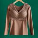 thumbnail image 1 of Ropa interior térmica para mujer, de invierno, autocalentable, cálida y sin costuras, de forro polar, resistente al frío., 1 of 3