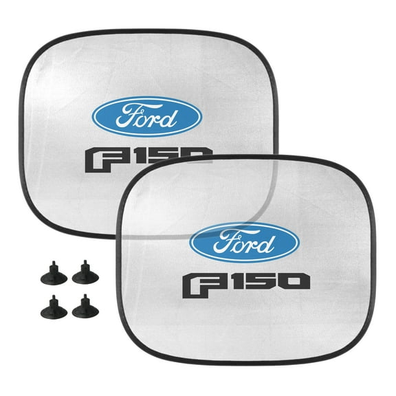 iPick Image for Ford F-150 2015 up Car Side Window Mesh Sun Shades for Baby Children UV Protection, 2 Pack, Official Licensed