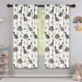 thumbnail image 5 of Blackout Kids Curtains,Light Beige Dinosaurs Landscapes Pattern Childrens Insulated Curtains Set Of 2,Bedroom Essentials,Toddler Room Decor 42"x63", 5 of 5